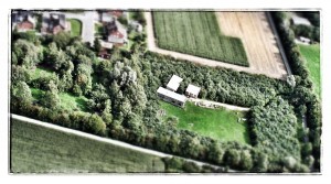Luftaufnahme des Jugendgästehaus Himmelreich